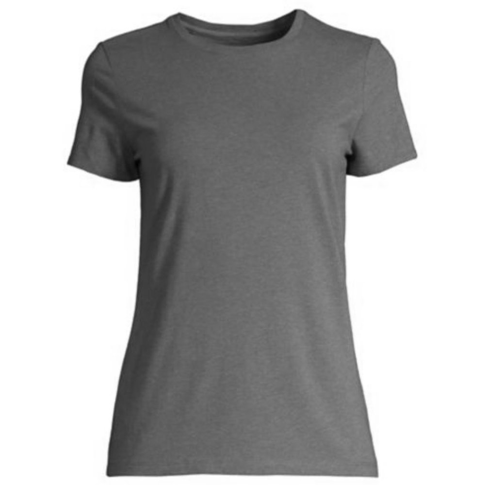 Lot of 3 Cotton Creneck Jersey Tshirt Heather Gray